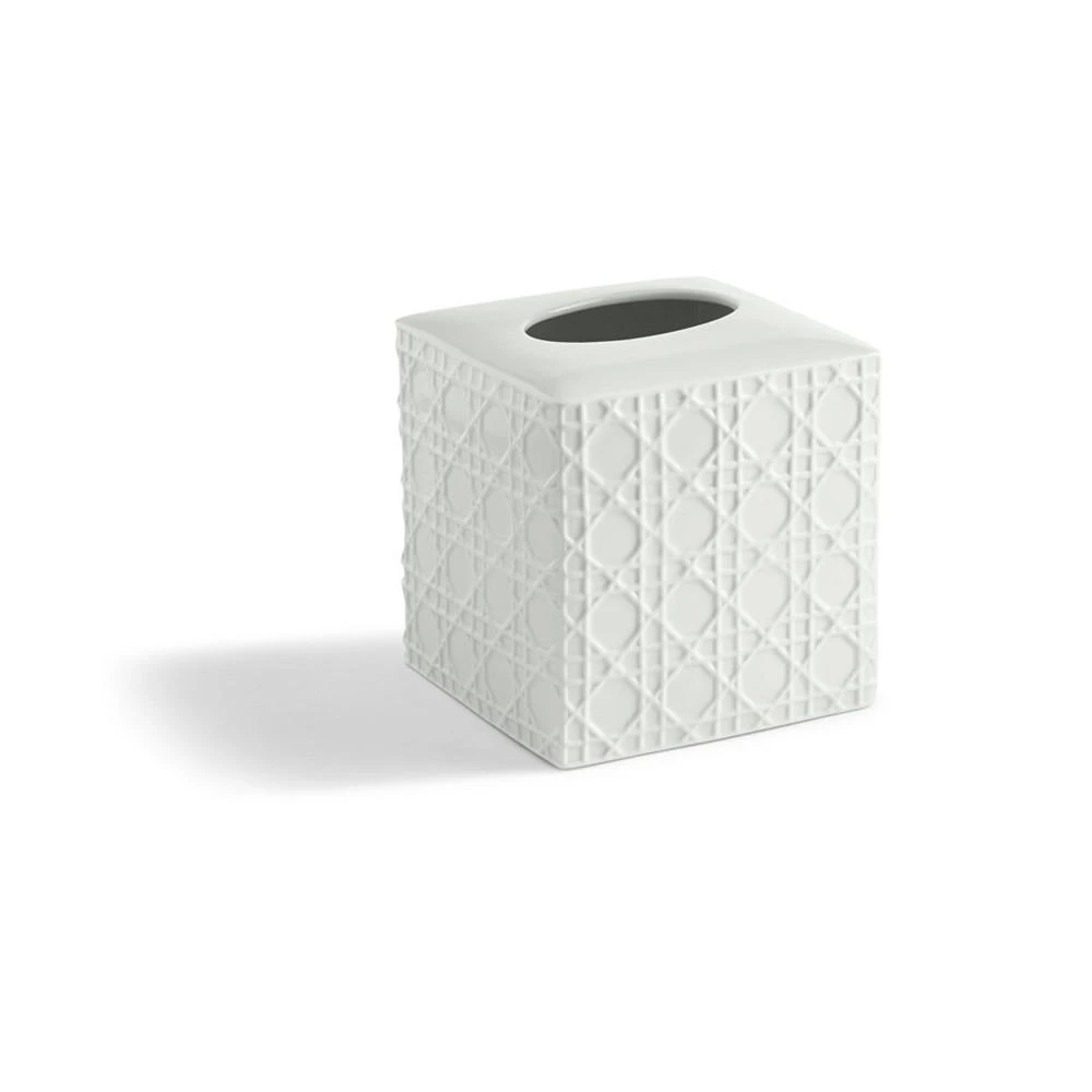 商品Cassadecor|Embossed Porcelain Tissue Holder,价格¥465,第1张图片