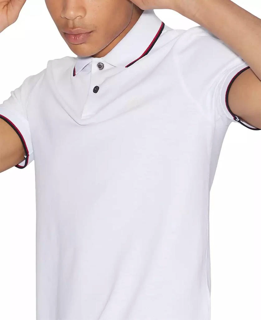 商品Armani Exchange|Men's Contrast Tipped Polo Shirt,价格¥500,第4张图片详细描述