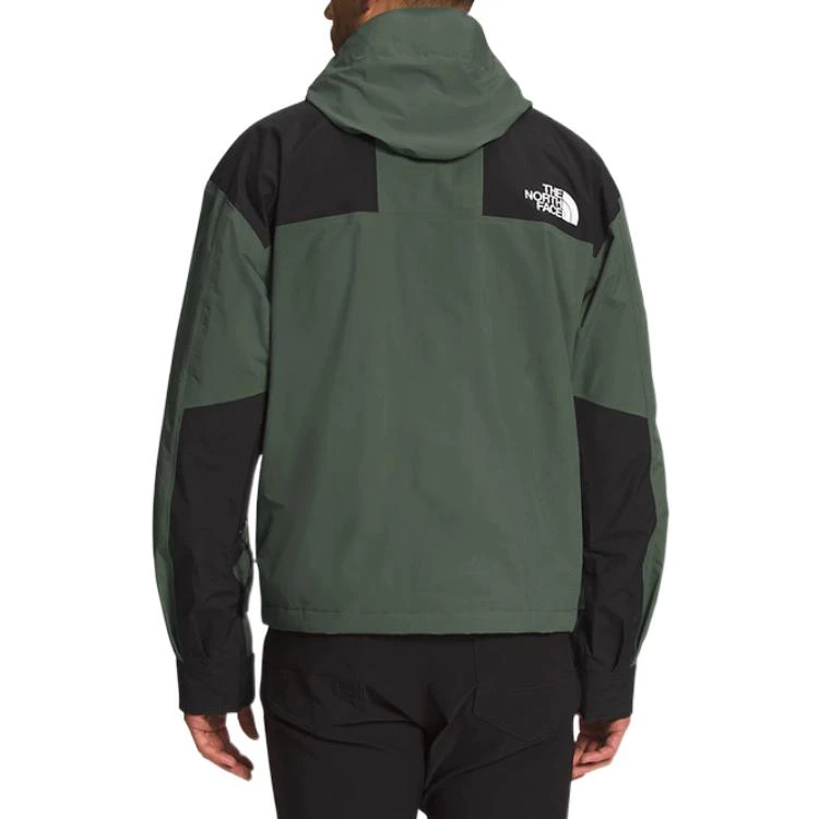 商品[国内直发] The North Face|北面  1986系列 经典Icon Dryvent Mountain Jacket 透气印花Logo排扣连帽软壳  FW22 防水冲锋衣 男女同款 绿色,价格¥3195,第5张图片详细描述