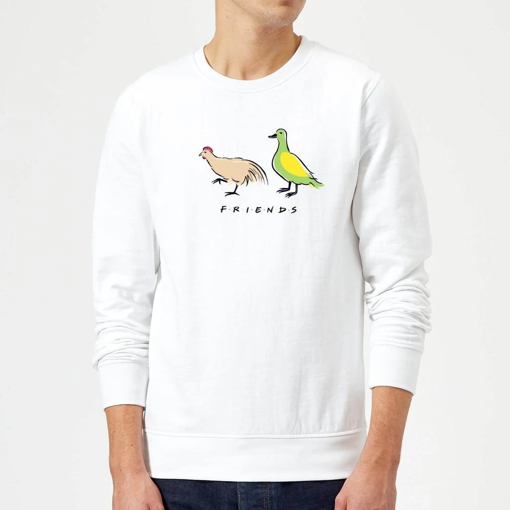 商品Original Hero|Friends The Chick And The Duck Sweatshirt - White,价格¥254,第1张图片详细描述