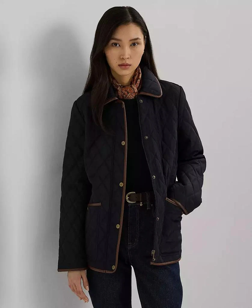 商品Ralph Lauren|女款菱形绗缝外套,价格¥1460,第1张图片