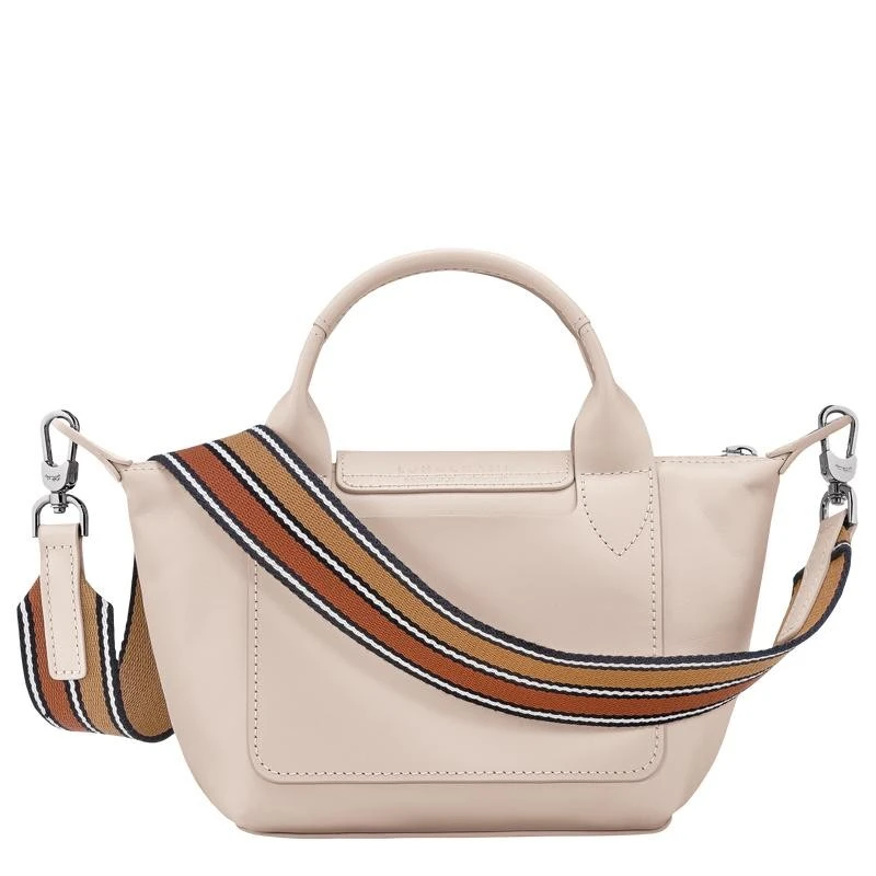 商品Longchamp|【预售3-7天】Longchamp/珑��骧 女士米白色牛皮手提包,价格¥4469,第6张图片详细描述