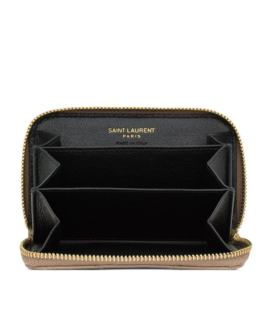 商品Yves Saint Laurent|Cassandre Matelassé Wallet,价格¥3720,第4张图片详细描述