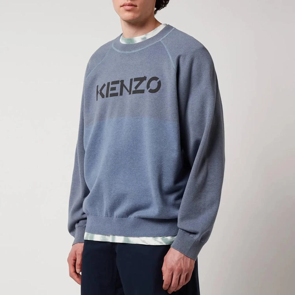 商品Kenzo|KENZO Men's Kenzo Logo Garment Dye Jumper,价格¥1053,第1张图片