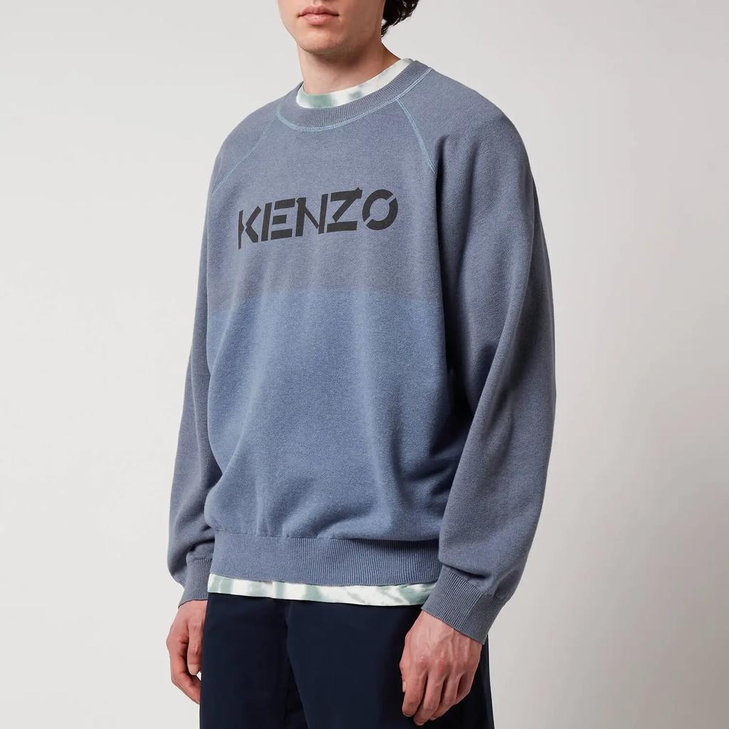 商品Kenzo|KENZO Men's Kenzo Logo Garment Dye Jumper,价格¥1012,第1张图片