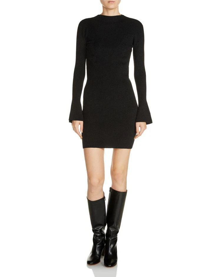 商品Maje|Robinson Ribbed Sweater Dress,价格¥1203,第1张图片