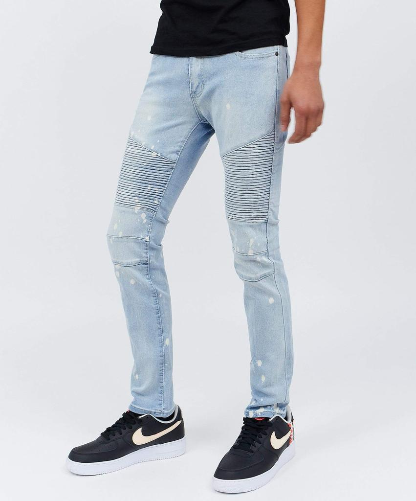 商品Reason Clothing|Melbourne Moto Paint Splatter Jeans,价格¥148,第6张图片详细描述