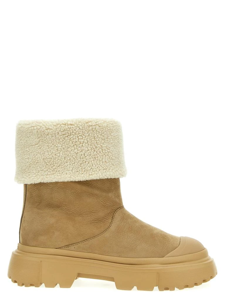 商品hogan|H619 Ankle Boot With Faux Fur,价格¥2904,第1张图片