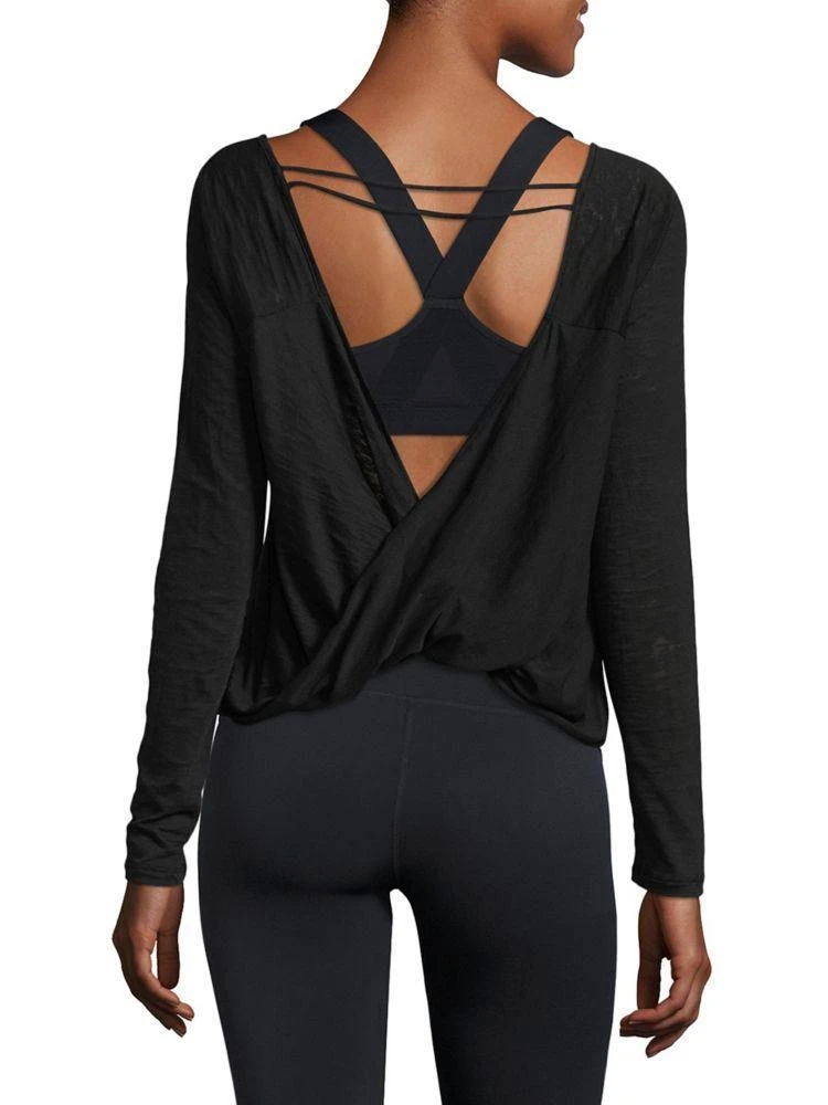 商品Under Armour|Twist Back Long Sleeve Top,价格¥114,第3张图片详细描述