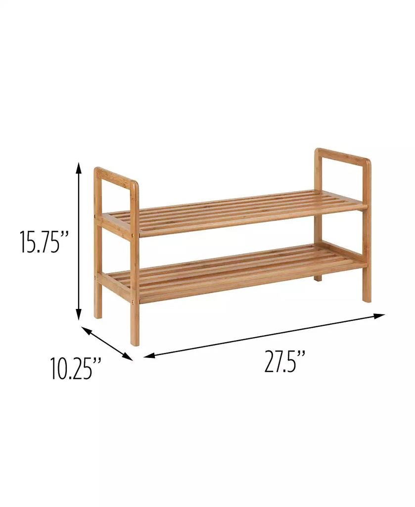商品Honey Can Do|2-Tier Bamboo Shoe Rack,价格¥597,第2张图片详细描述