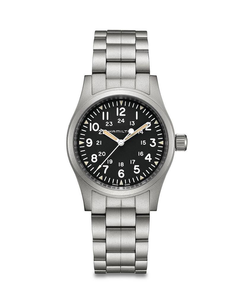 商品Hamilton|Mechanical Khaki Field Watch, 38mm,价格¥4303,第1张图片