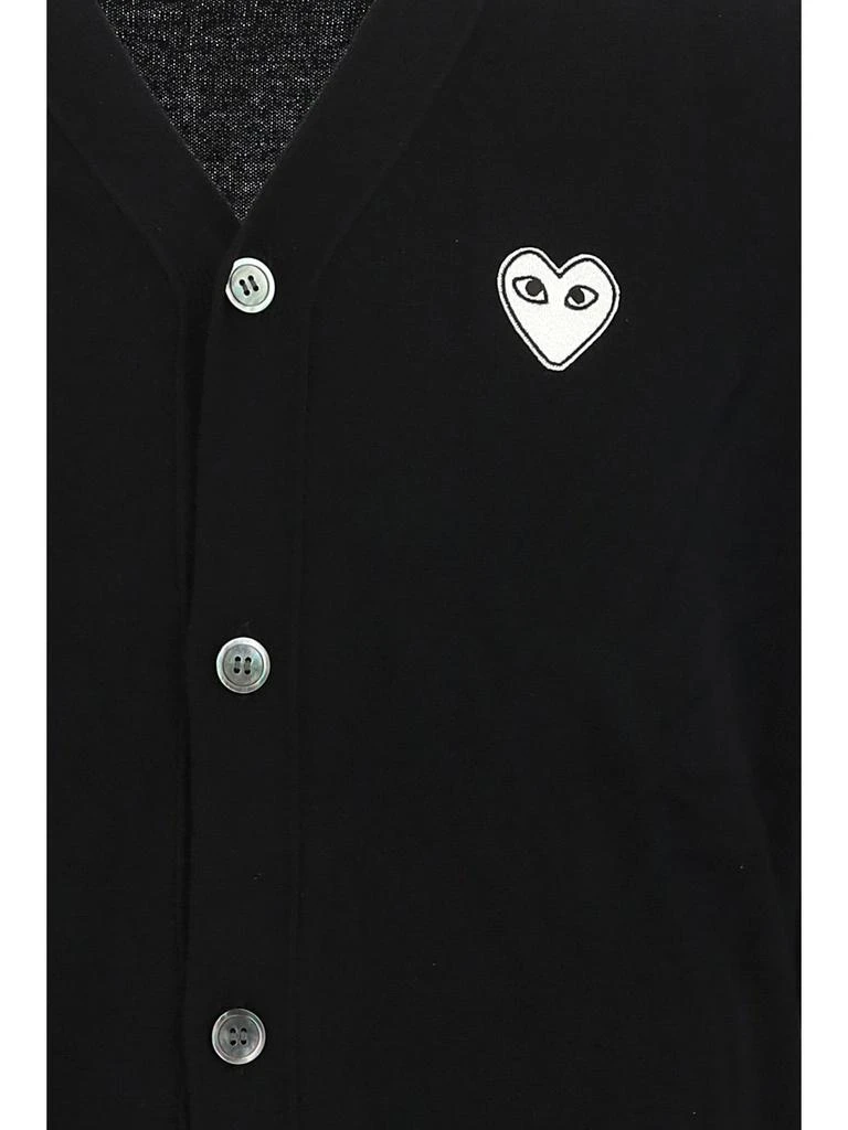 商品Comme des Garcons|Comme des Garçons Play Heart Patch Buttoned Cardigan,价格¥1711-¥2171,第3张图片详细描述