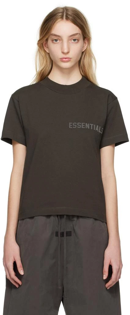 商品Essentials|2023春季新款 女款 灰色圆领 T 恤 ,价格¥316,第1张图片