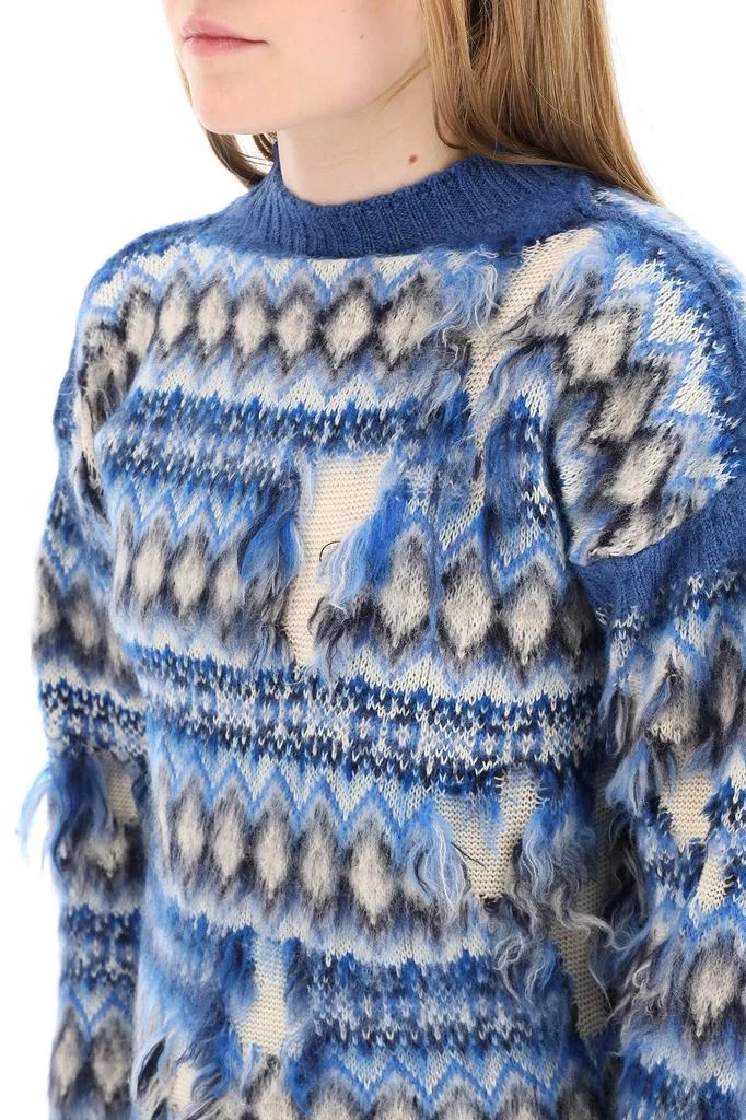 商品MAISON MARGIELA|DISTRESSED FAIR-SILE SWEATER,价格¥3615,第5张图片详细描述