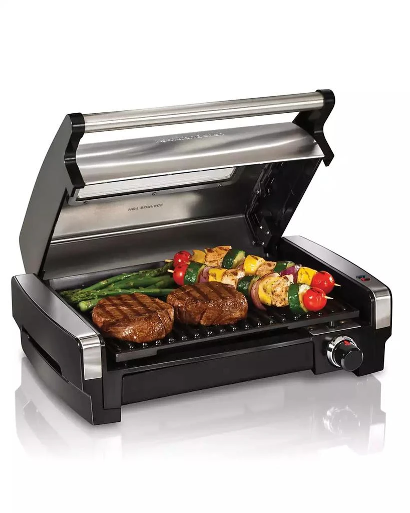 商品Hamilton Beach|Electric Indoor Searing Grill - 25361G,价格¥651,第1张图片
