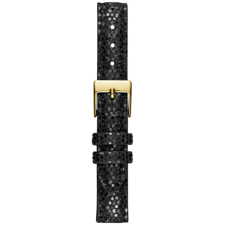 商品GUESS|Women's Black Leather Strap Watch 30mm, Created for Macy's,价格¥561,第4张图片详细描述