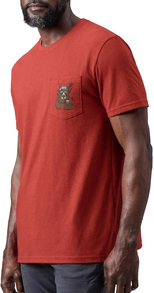 商品YETI|YETI Men's Cool Bear Pocket Short Sleeve T-Shirt,价格¥248,第3张图片详细描述