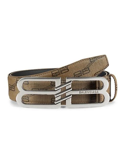 商品Balenciaga|BB Monogram Logo Belt,价格¥3576,第1张图片