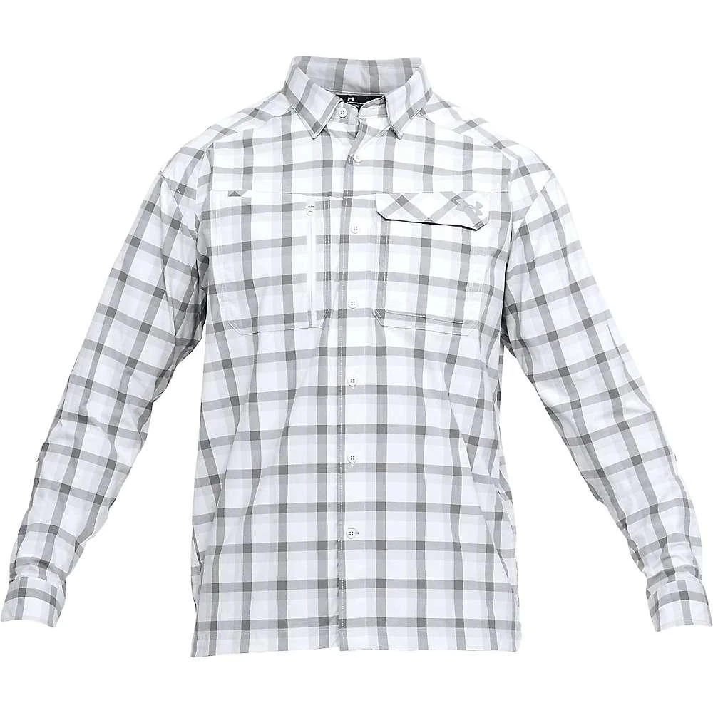 商品Under Armour|Under Armour Men's UA Fish Hunter LS Plaid Shirt,价格¥291,第1张图片