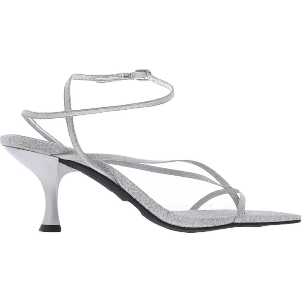 商品Jeffrey Campbell|Jeffrey Campbell Womens Fluxx Strappy Thong Kitten Heels,价格¥335,第2张图片详细描述
