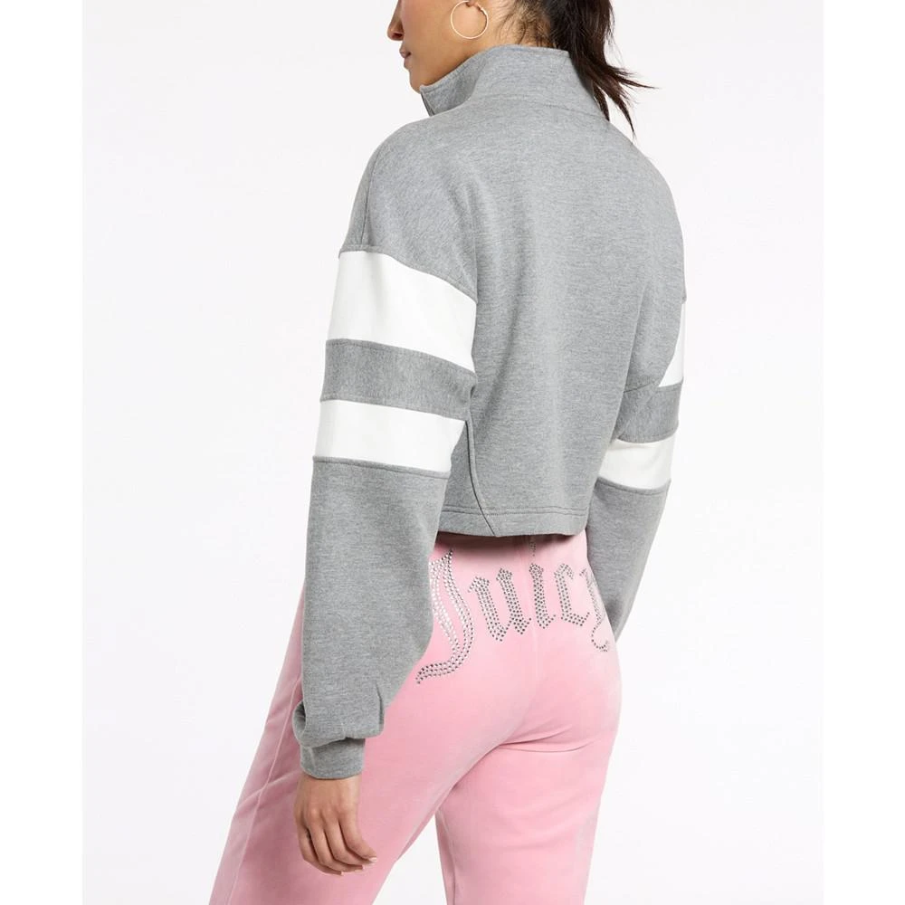 商品Juicy Couture|Women's Cotton Colorblocked Fleece Top,价格¥199,第2张图片详细描述