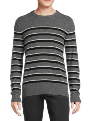 商品Saks Fifth Avenue|Striped Heathered Cashmere Sweater,价格¥840,第1张图片