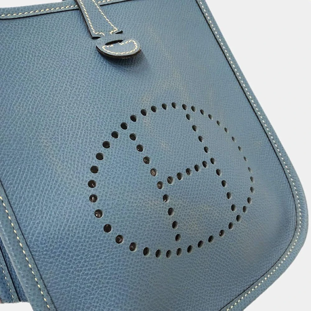 Hermes Bag Ladies Handbag Shoulder Mini Evelyne 1 TPM Short Vaux Epsom Blue Gene â¡ I Engraved 商品