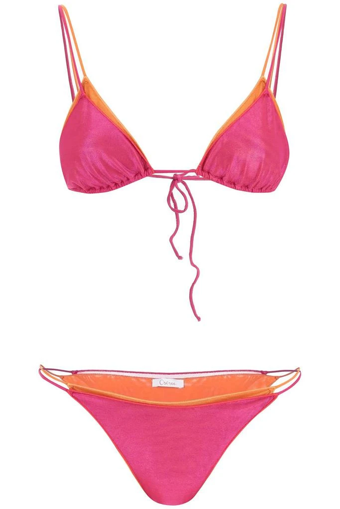 商品OSEREE|Oseree Lamè Double Maillot Bikini Set,价格¥1690,第1张图片
