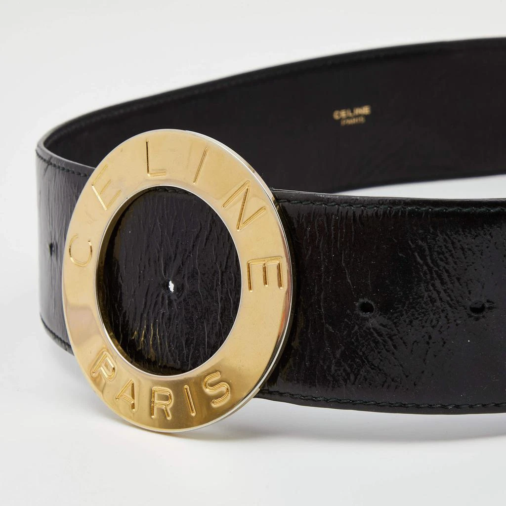 商品[二手商品] Celine|Celine Black Patent Leather Buckle Belt,价格¥1285,第3张图片详细描述