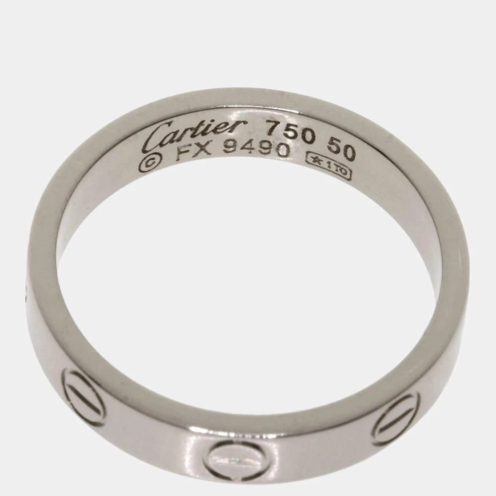 商品[二手商品] Cartier|Cartier Love 18K White Gold Ring EU 50,价格¥5398,第2张图片详细描述