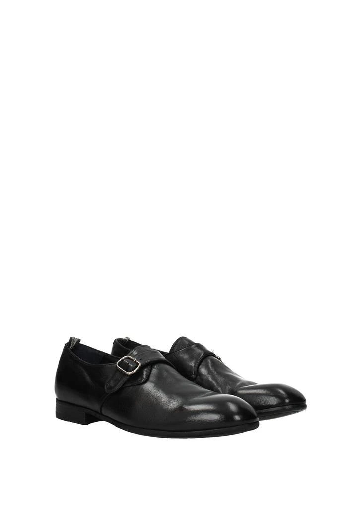 商品Officine Creative|Lace up and Monkstrap Leather Black,价格¥1671,第2张图片详细描述