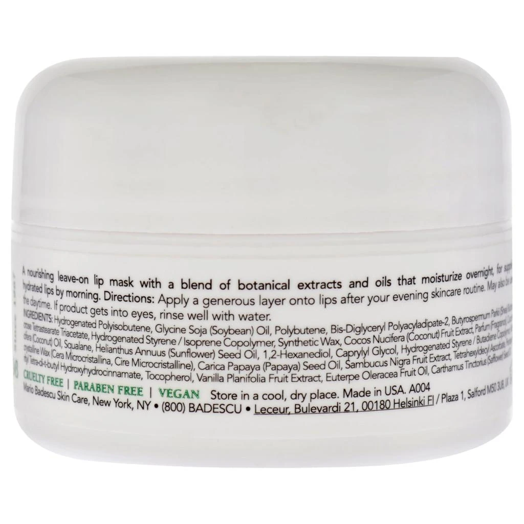 商品Mario Badescu|Lip Mask With Acai and Vanilla by Mario Badescu for Women - 0.5 oz Lip Mask,价格¥130,第2张图片详细描述