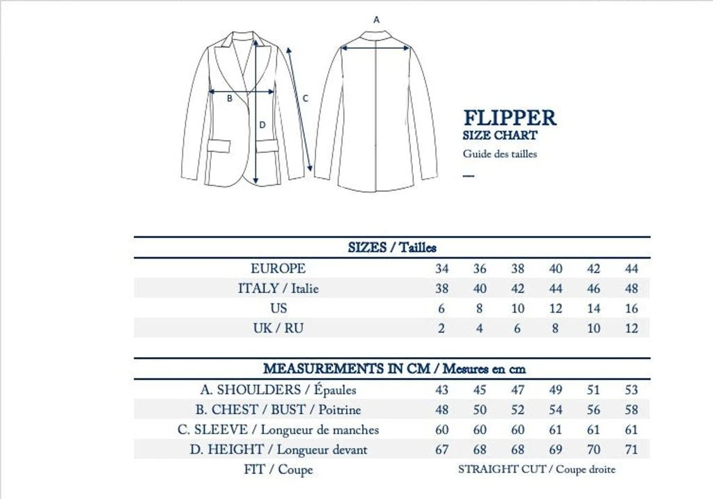 Flipper jacket cobalt blue 商品