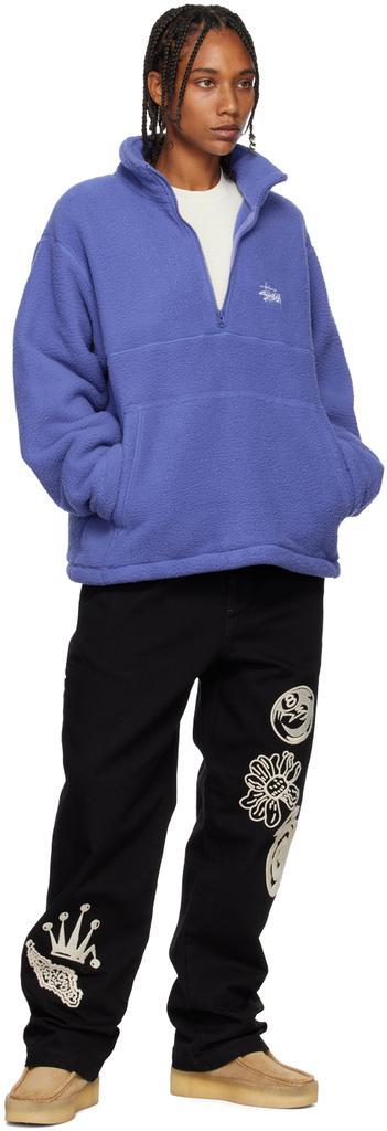 商品STUSSY|Blue Embroidered Sweatshirt,价格¥1188,第6张图片详细描述