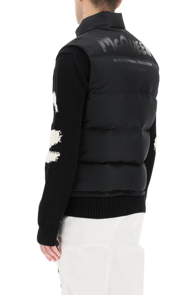 商品Alexander McQueen|DOWN VEST WITH GRAFFITI LOGO,价格¥8524,第6张图片详细描述