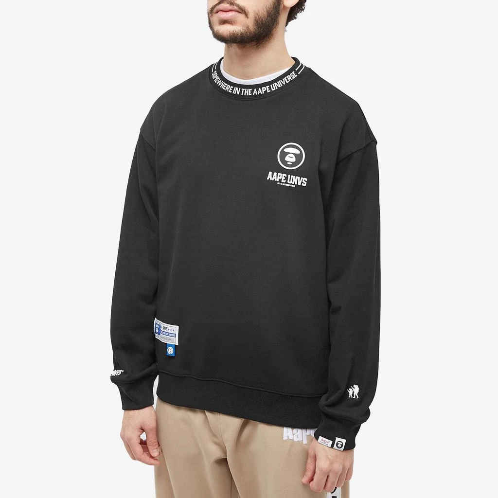 商品AAPE|AAPE Street Baseball Crew Sweat,价格¥741,第2张图片详细描述