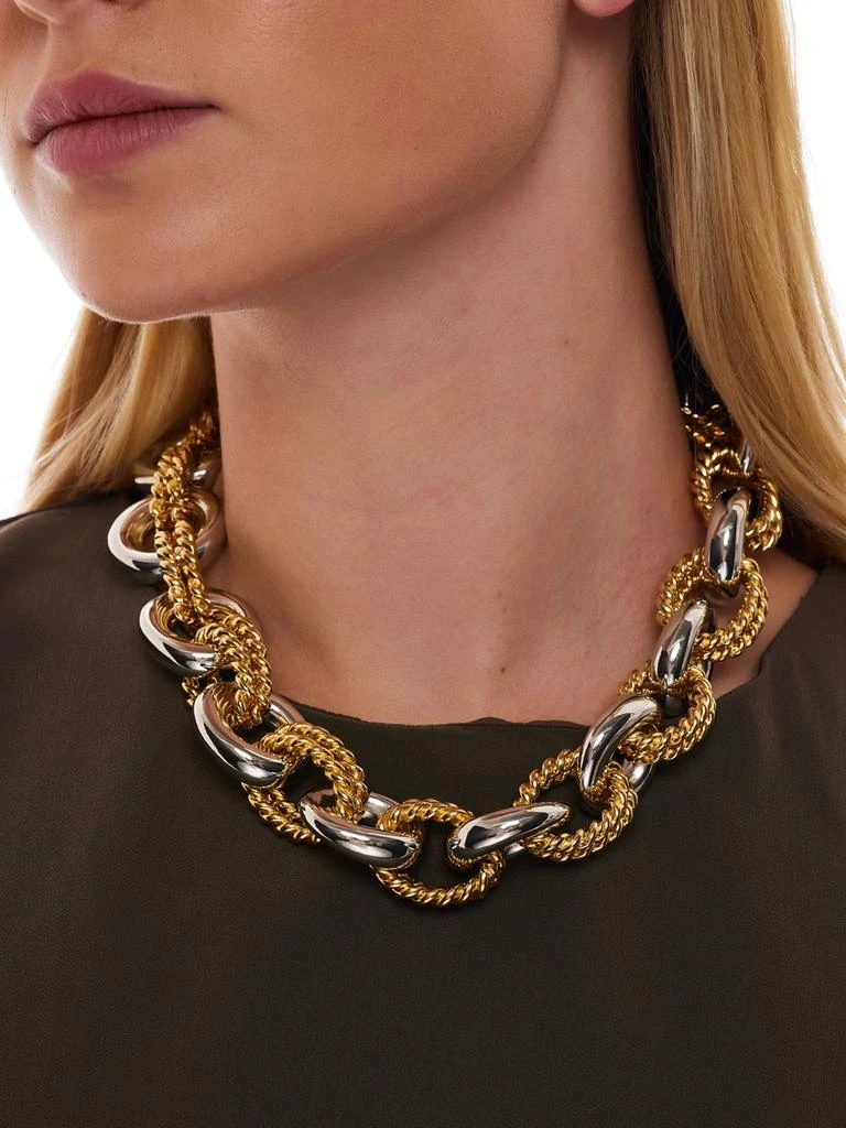 商品Kenneth Jay Lane|Two Tone Link Necklace,价格¥1888,第1张图片