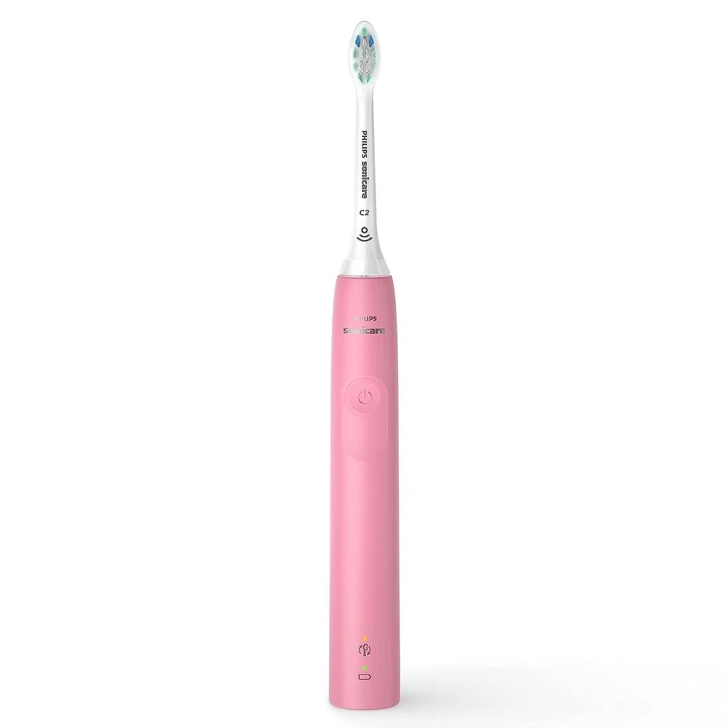 商品Philips|Philips Sonicare ProtectiveClean 4100 Rechargeable Electric Power Toothbrush, Pink, HX6815/01,价格¥379,第2张图片详细描述