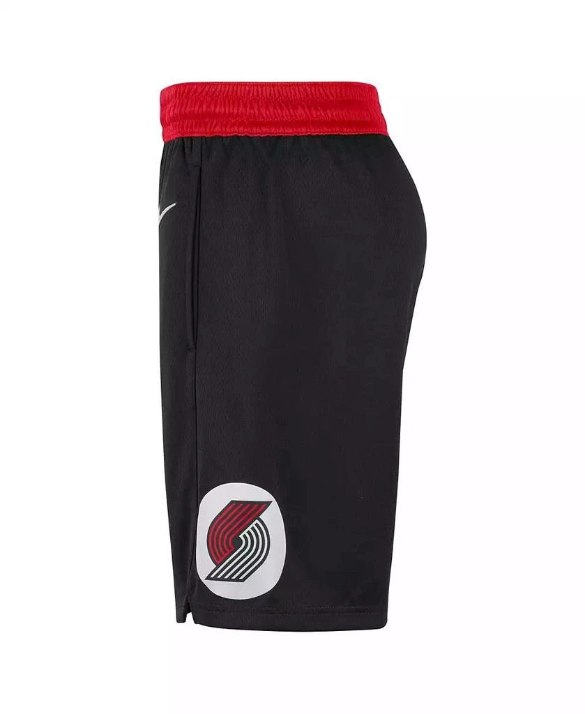 商品NIKE|Men's Black and Red Portland Trail Blazers 2021/22 City Edition Swingman Shorts,价格¥569,第4张图片详细描述