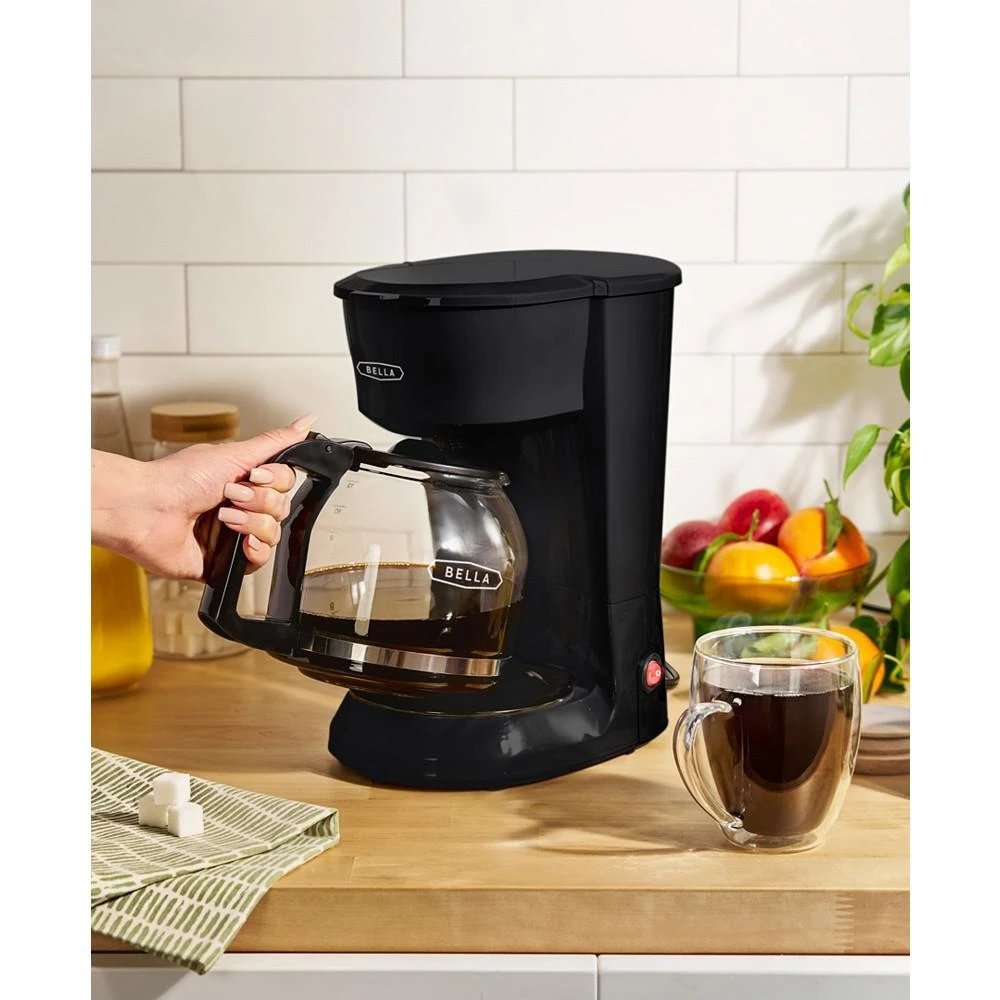 商品Bella|12-Cup Glass-Carafe Black Drip Coffee Maker,价格¥75,第5张图片详细描述