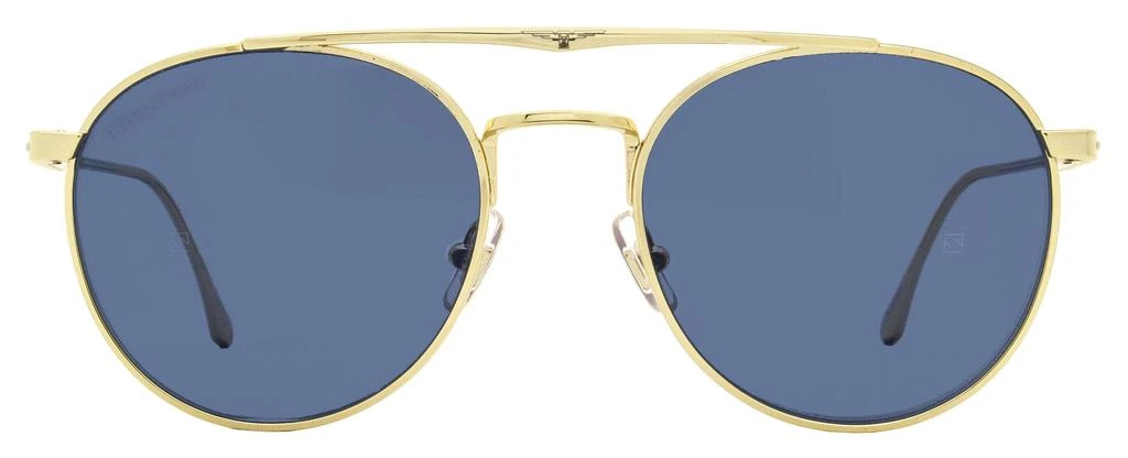 商品Longines|Longines Men's Oval Sunglasses LG0021 32V Gold 53mm,价格¥1113,第2张图片详细描述