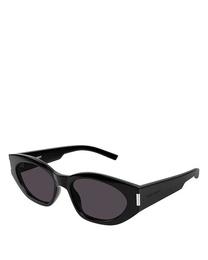 商品Yves Saint Laurent|Bold Geometrique Cat Eye Sunglasses, 55mm,价格¥3690,第1张图片详细描述