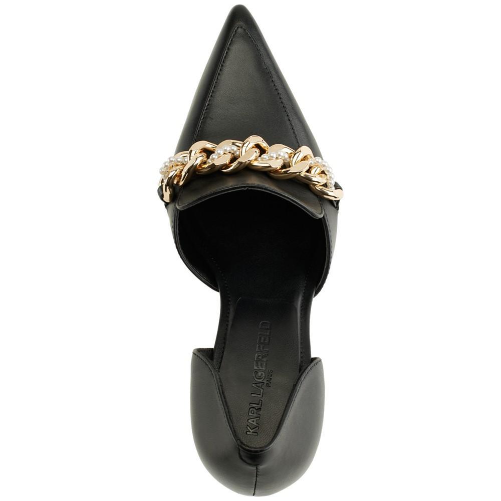 商品Karl Lagerfeld Paris|Women's Shivani Pointed-Toe Embellished Pumps,价格¥1117,第4张图片详细描述