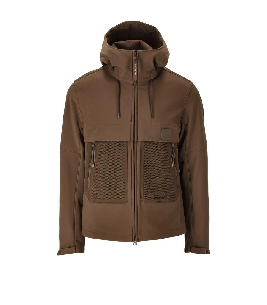 商品CP Company|C.P. COMPANY THE METROPOLIS SERIES BROWN HOODED JACKET,价格¥3419,第1张图片