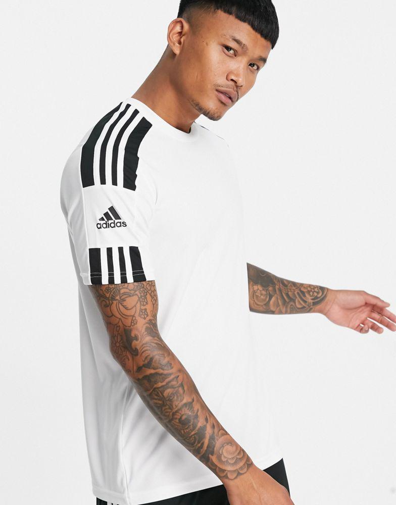 adidas Football Squadra 21 t-shirt in white商品第1张图片规格展示