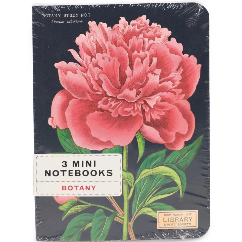 商品Cavallini & Co|Flower logo mini notebooks set of 3,价格¥50,第1张图片