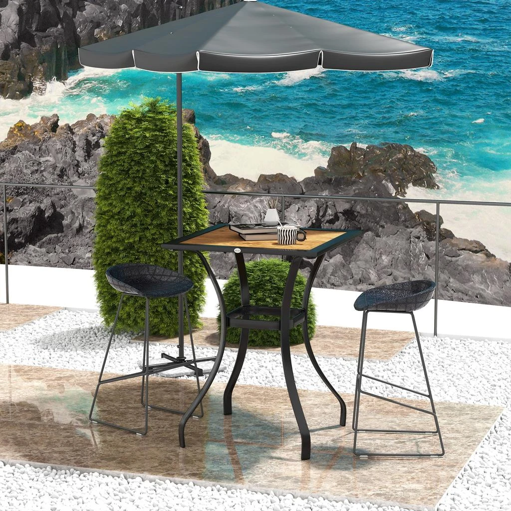 商品Streamdale Furniture|Streamdale Weather-Resistant Garden Table Outdoor Bar for Drinks and Hangouts,价格¥1534,第3张图片详细描述