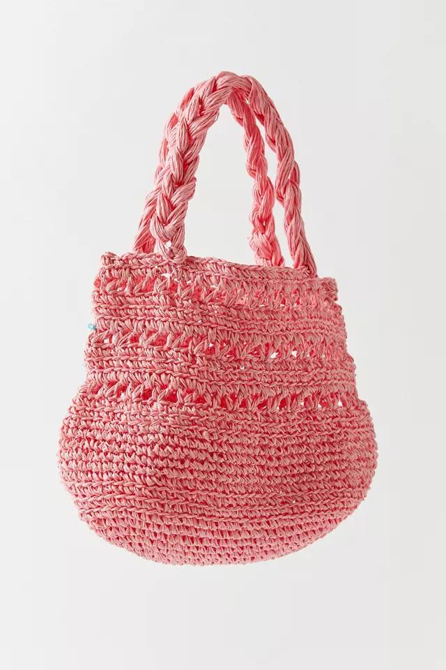 商品Urban Outfitters|Jenny Straw Small Tote Bag,价格¥147,第6张图片详细描述