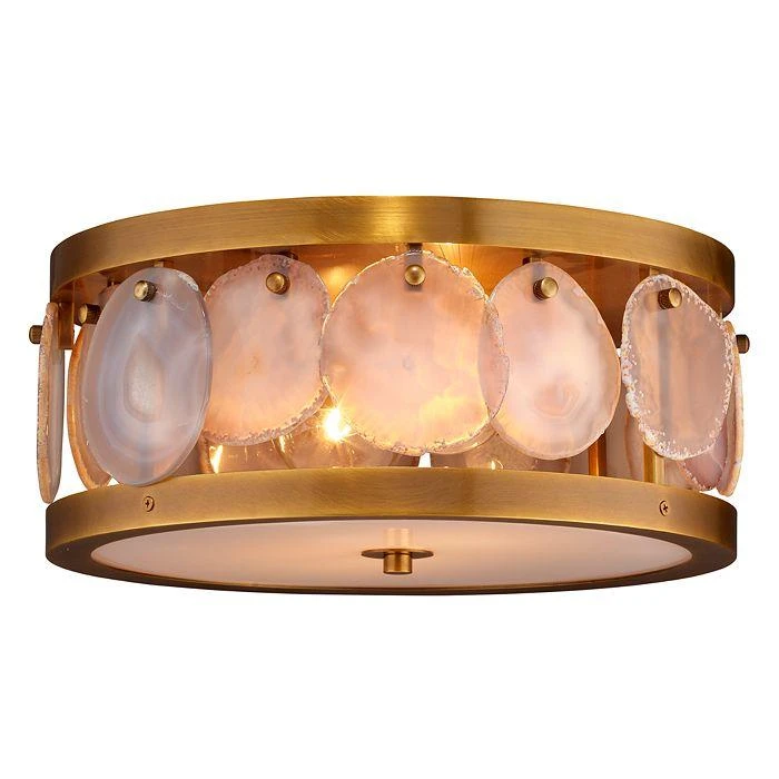 商品Jamie Young|Small Upsala Agate Flush Mount Ceiling Light,价格¥9508,第2张图片详细描述