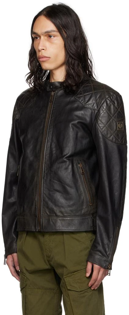 商品BELSTAFF|Black Legacy Outlaw Leather Jacket,价格¥6823,第4张图片详细描述